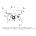 Satu roller jagung / jagung kuasa thresher / sheller